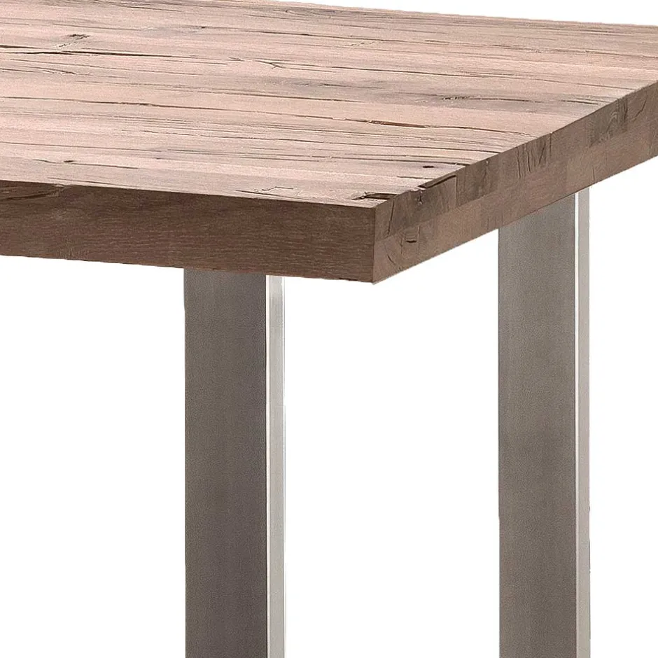 Wohnen Hochtisch aus gekälktem Eichenholz - Lucerna