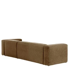 Hochwertige Chenille Eckcouch in Beige - Crotone^Wohnen Best