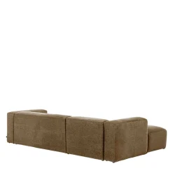 Hochwertige Chenille Eckcouch in Beige - Crotone^Wohnen Best