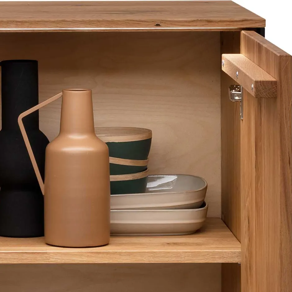 Wohnen Hochwertige Kombikommode in Wildeiche - Claas