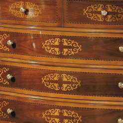 Hochwertige Kommode im Barock Stil Natale in Nussbaum Braun^Wohnen Sale