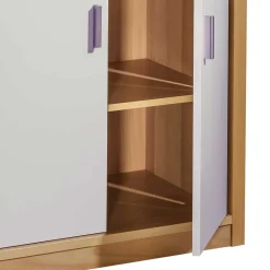 Wohnen Hochwertiger Sekretär in Creme & Buche - Rayn