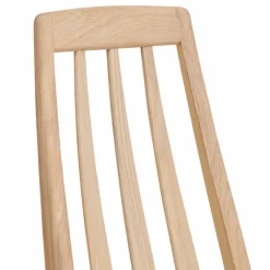 Wohnen Hochwertiger Stuhl aus Eichenholz - Baddy (2er Set)