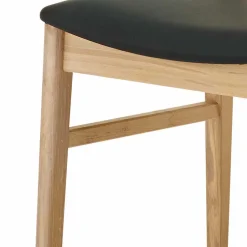 Wohnen Hochwertiger Stuhl aus Eichenholz - Baddy (2er Set)