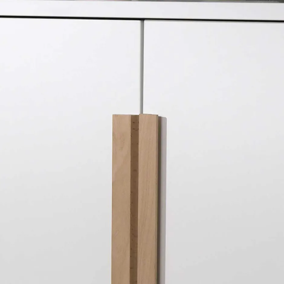 Kinder Wohnen Hochwertiges Hochbett mit Schrank - Rikardio (dreiteilig)