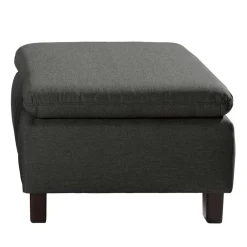 Wohnen Hocker in Anthrazit und Nussbaum Braun - Classimo