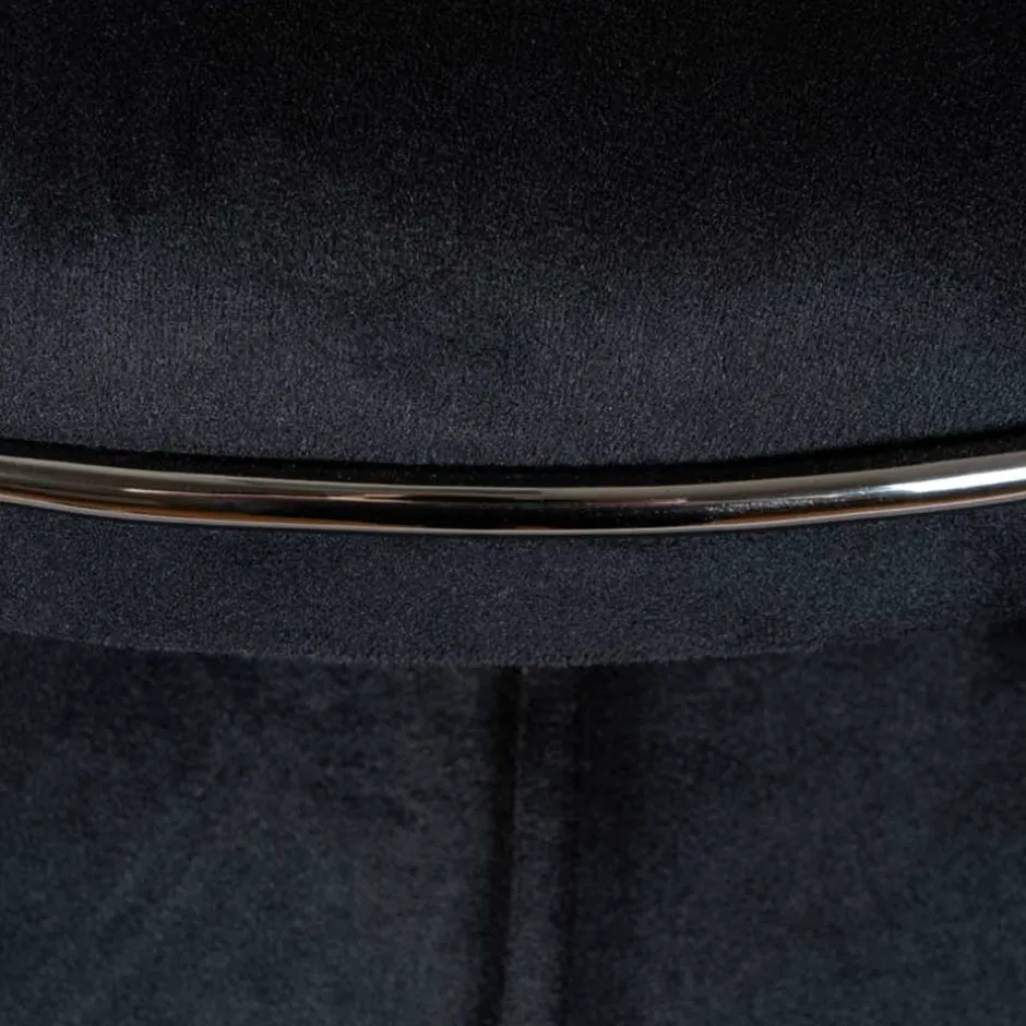 Wohnen Hocker in Schwarz mit Dunkelgrau - Paladion