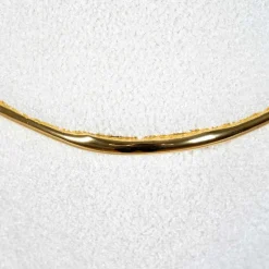 Hocker in Weiß Webplüsch mit Gold - Tandrea^Wohnen Clearance