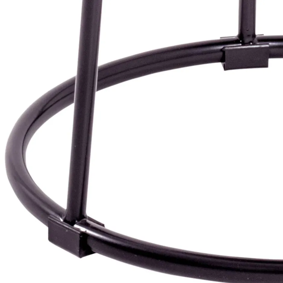 Hocker mit Samt Rosen Motiv - Henrics^Wohnen