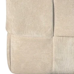 Hocker Pouf in Beige Cordbezug - Salvita III^Wohnen Best