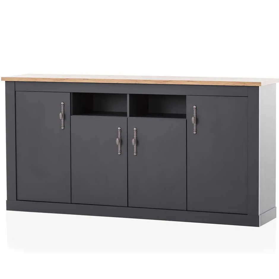 Wohnen Hohe Anrichte im Modernen Landhaus Look - Lionel