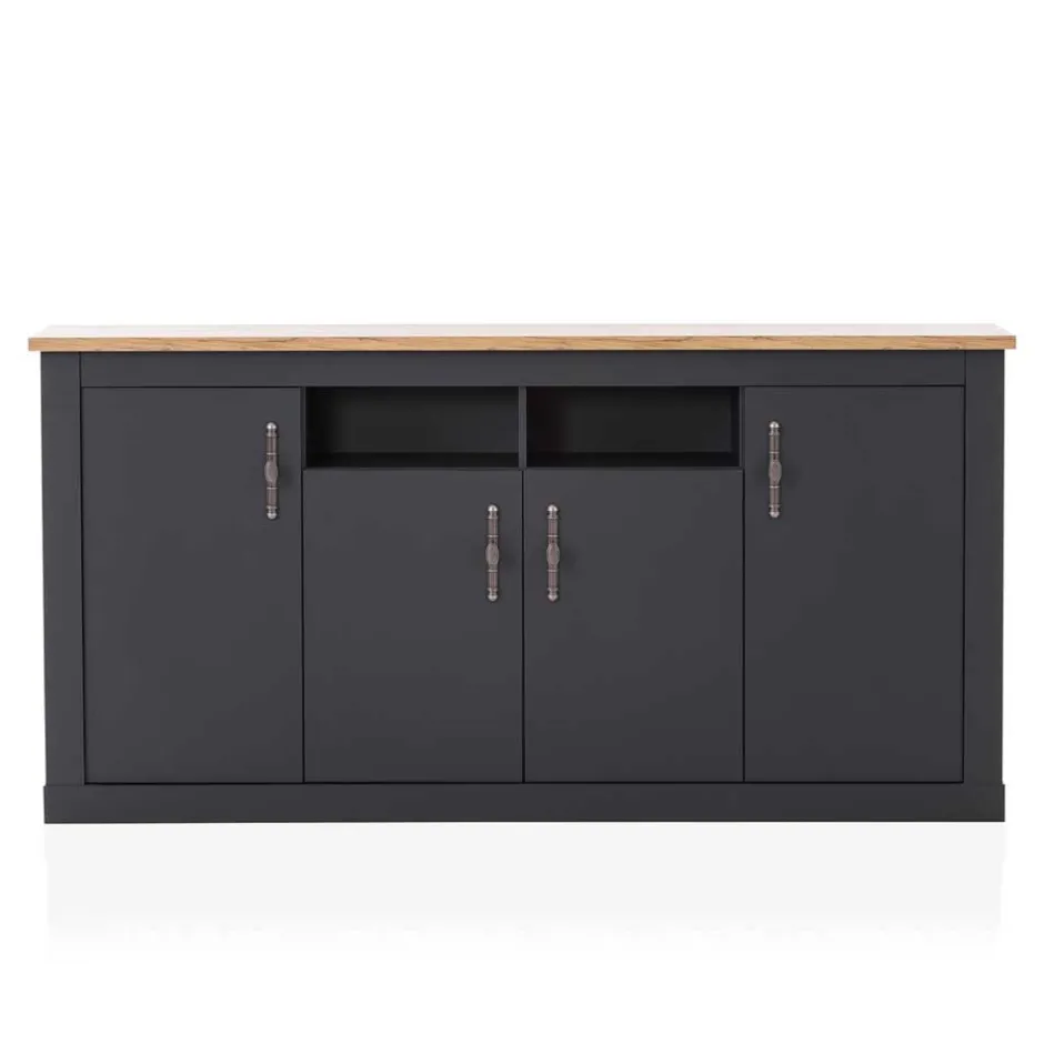 Wohnen Hohe Anrichte im Modernen Landhaus Look - Lionel