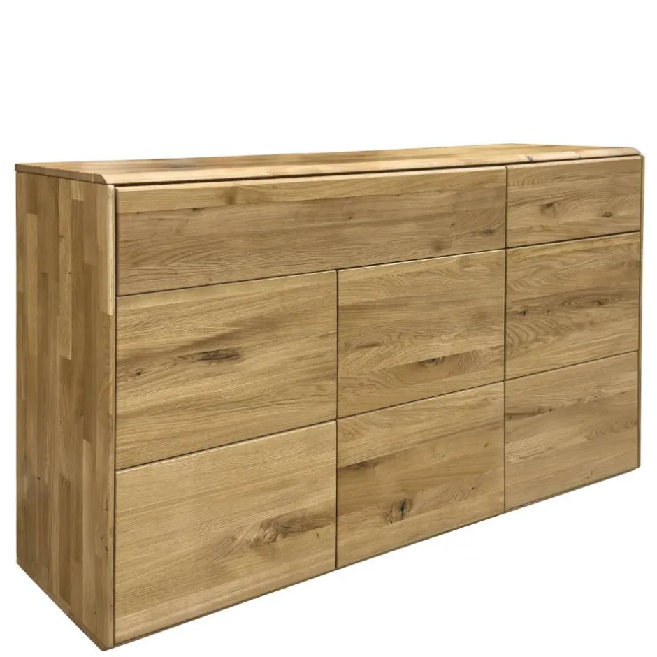 Hohe Kommode aus Wildeiche Massivholz - Feanor^Wohnen Best