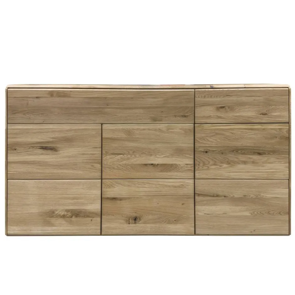 Hohe Kommode aus Wildeiche Massivholz - Feanor^Wohnen Best