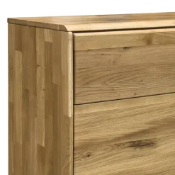 Hohe Kommode aus Wildeiche Massivholz - Feanor^Wohnen Best