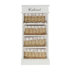 Wohnen Hohe Kommode Efate mit Körben