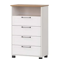 Hohe Kommode mit Fach & vier Schubladen - Goliat^Wohnen Sale