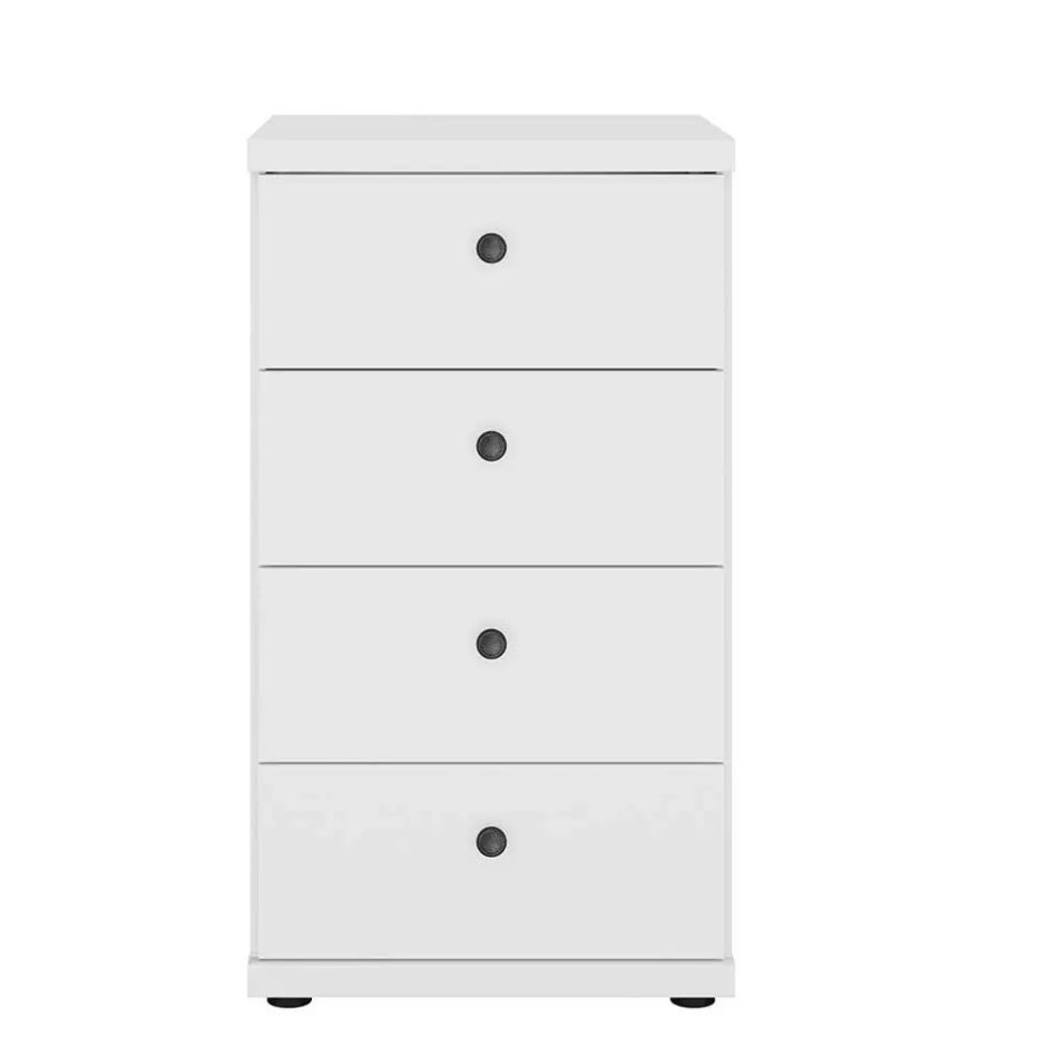 Wohnen Hohe Kommode mit vier Schubladen - Flinn