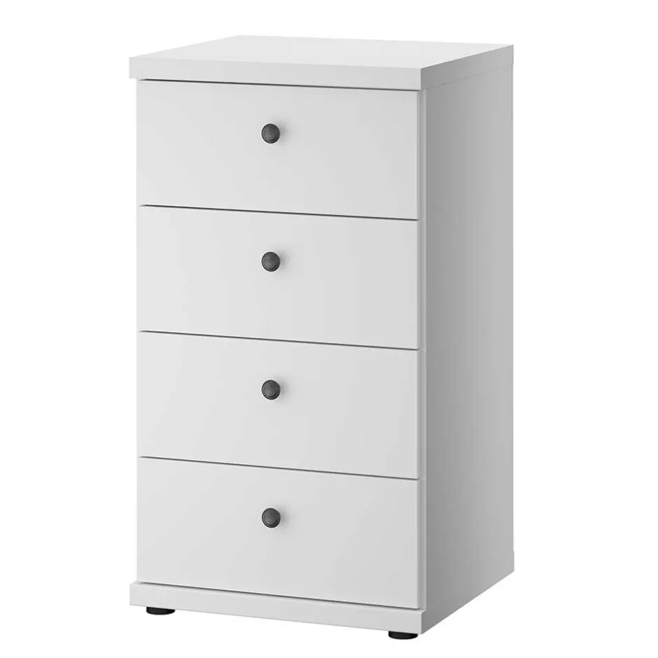 Wohnen Hohe Kommode mit vier Schubladen - Flinn