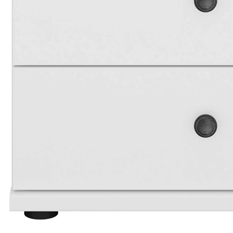 Wohnen Hohe Kommode mit vier Schubladen - Flinn