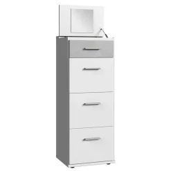 Wohnen Hohe Schminkkommode mit Spiegel im Deckel - Orsidio