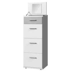 Wohnen Hohe Schminkkommode mit Spiegel im Deckel - Orsidio