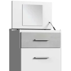 Wohnen Hohe Schminkkommode mit Spiegel im Deckel - Orsidio