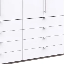 Wohnen Hoher Falttürenschrank 2 türig - Tivierto