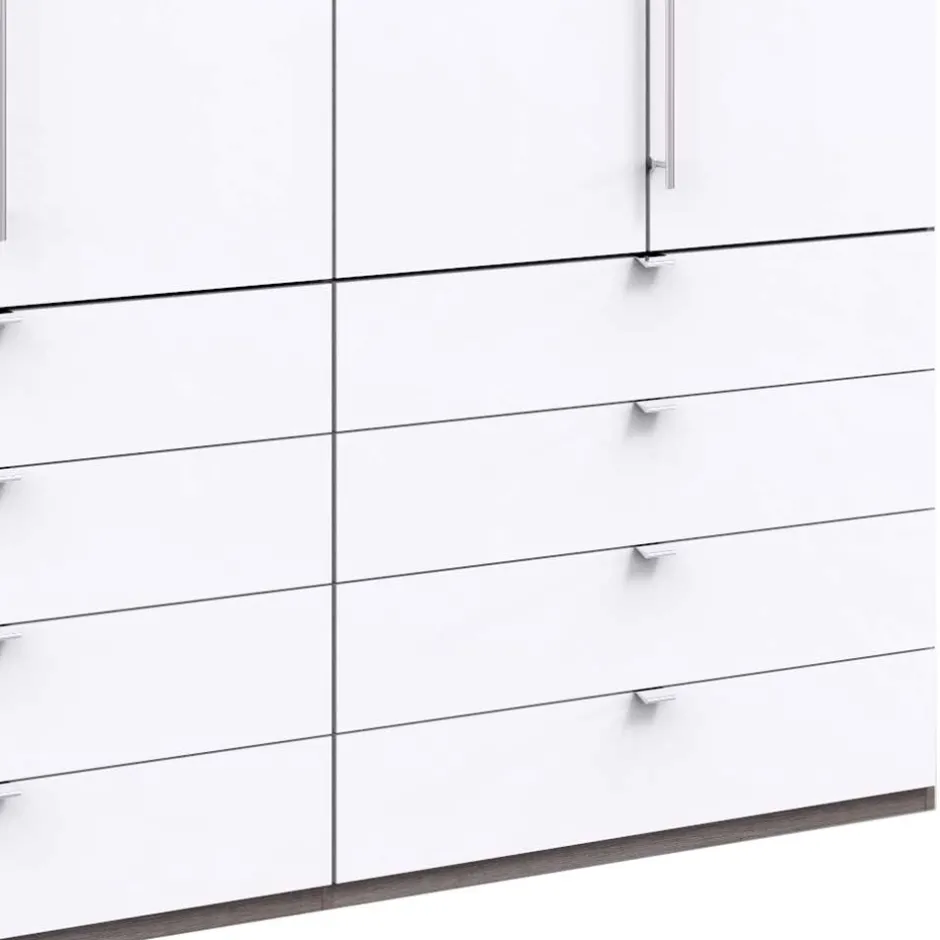 Wohnen Hoher Falttürenschrank 2 türig - Tivierto