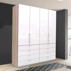 Wohnen Hoher Kleiderschrank 2 türig - Bosays