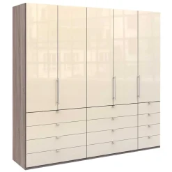 Hoher Schlafzimmer-Kleiderschrank mit zwölf Schubladen - Lavista^Wohnen New