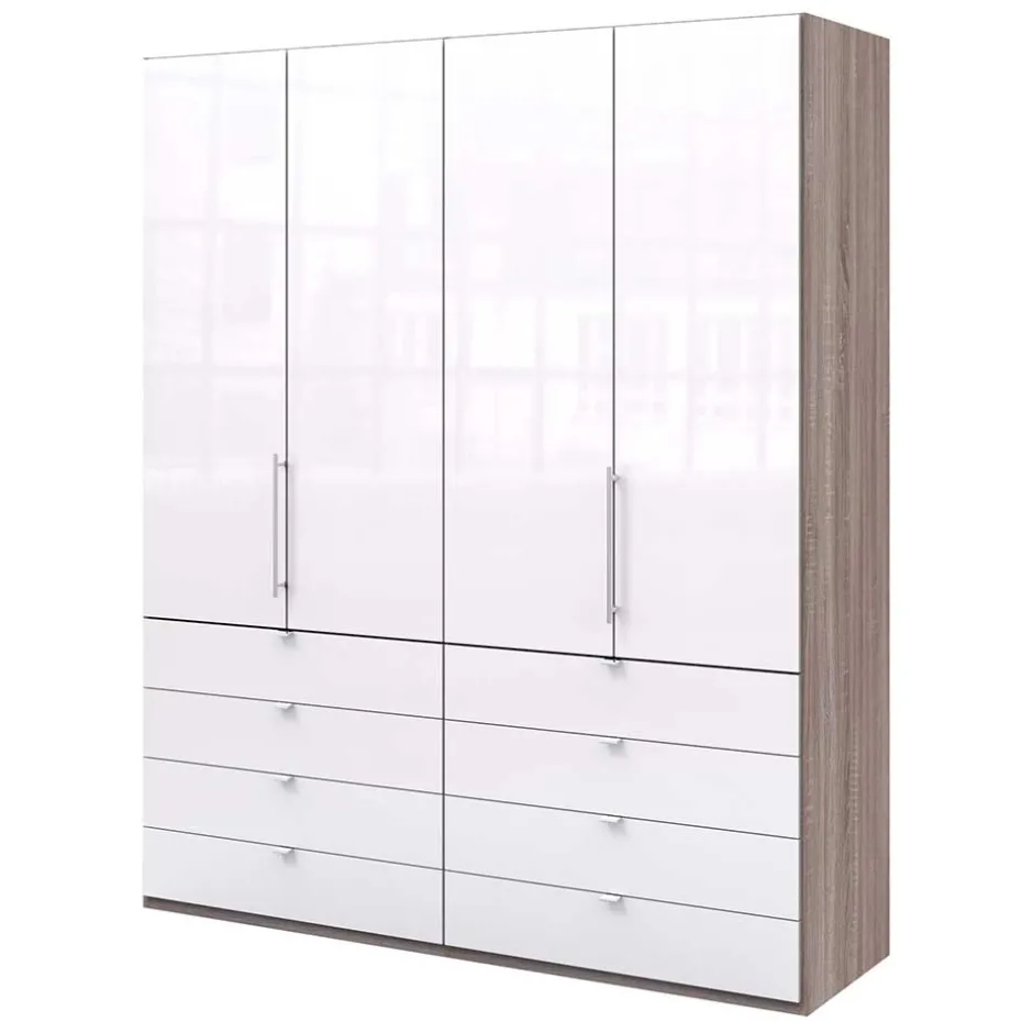 Wohnen Hoher Schlafzimmerschrank 2-türig - Empresian