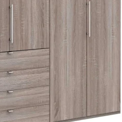 Wohnen Hoher Schlafzimmerschrank 3 türig - Crenba