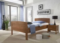 Hohes Bett Florentina aus Buche Massivholz^Wohnen Best