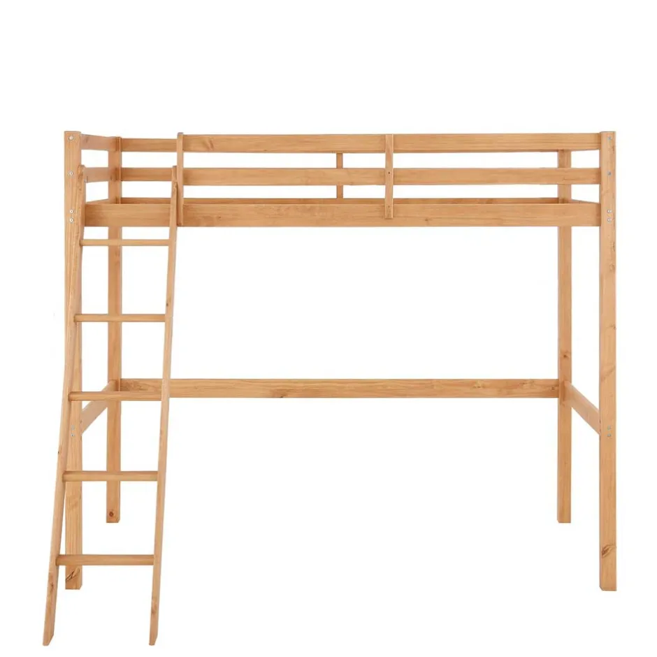 Hohes Hochbett aus Kiefer Massivholz - Usavina^Wohnen Clearance