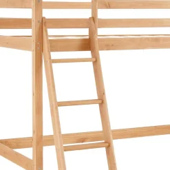 Hohes Hochbett aus Kiefer Massivholz - Usavina^Wohnen Clearance