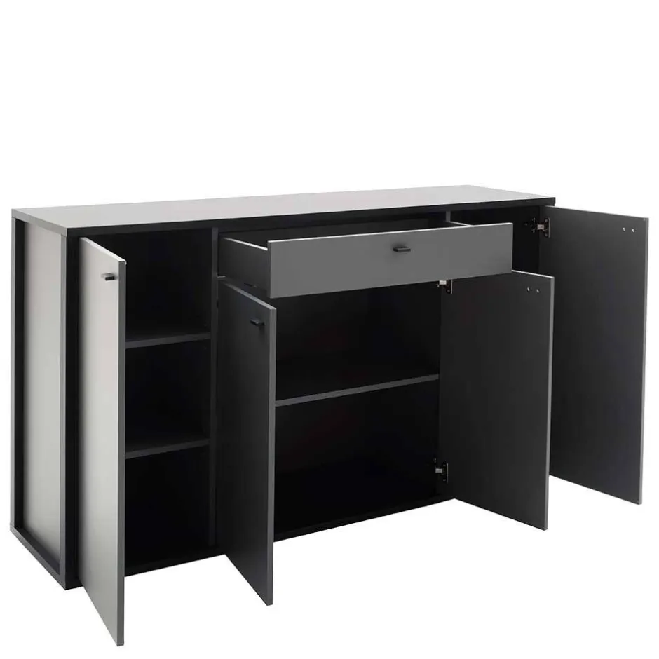 Hohes Sideboard in Grau & Anthrazit - Ridona^Wohnen Sale