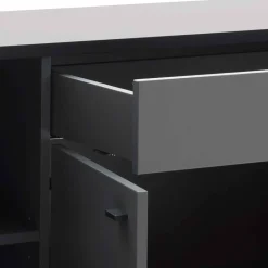 Hohes Sideboard in Grau & Anthrazit - Ridona^Wohnen Sale