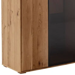 Hohes Sideboard mit Glaseinsatz und LED - Drinidad^Wohnen Hot