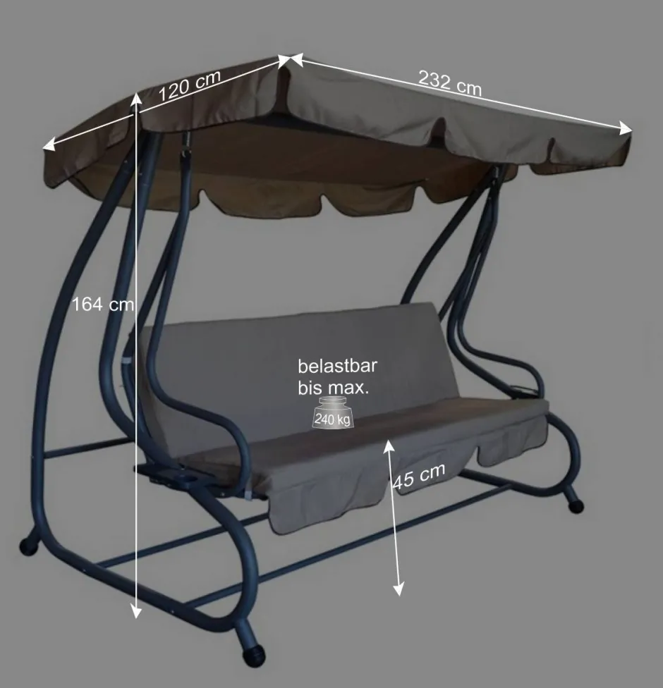 Hollywood Schaukel Alino in Creme^Wohnen Hot