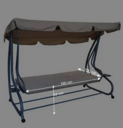 Hollywood Schaukel Alino in Creme^Wohnen Hot