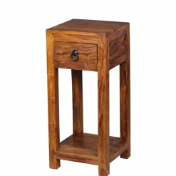 Holz Blumenständer Hoslo mit Schublade^Wohnen Best