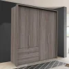 Wohnen Holz Dekor Schlafzimmerschrank mit Falttüren - Crenba