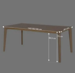 Holz Esstisch Zentra aus Eiche massiv^Wohnen Clearance