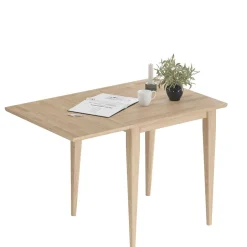 Wohnen Holz Küchentisch mit Klappe aus Eiche - Emplova