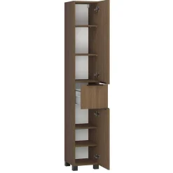 Wohnen Holz Look Badezimmermöbel Set - Ucaida (vierteilig)