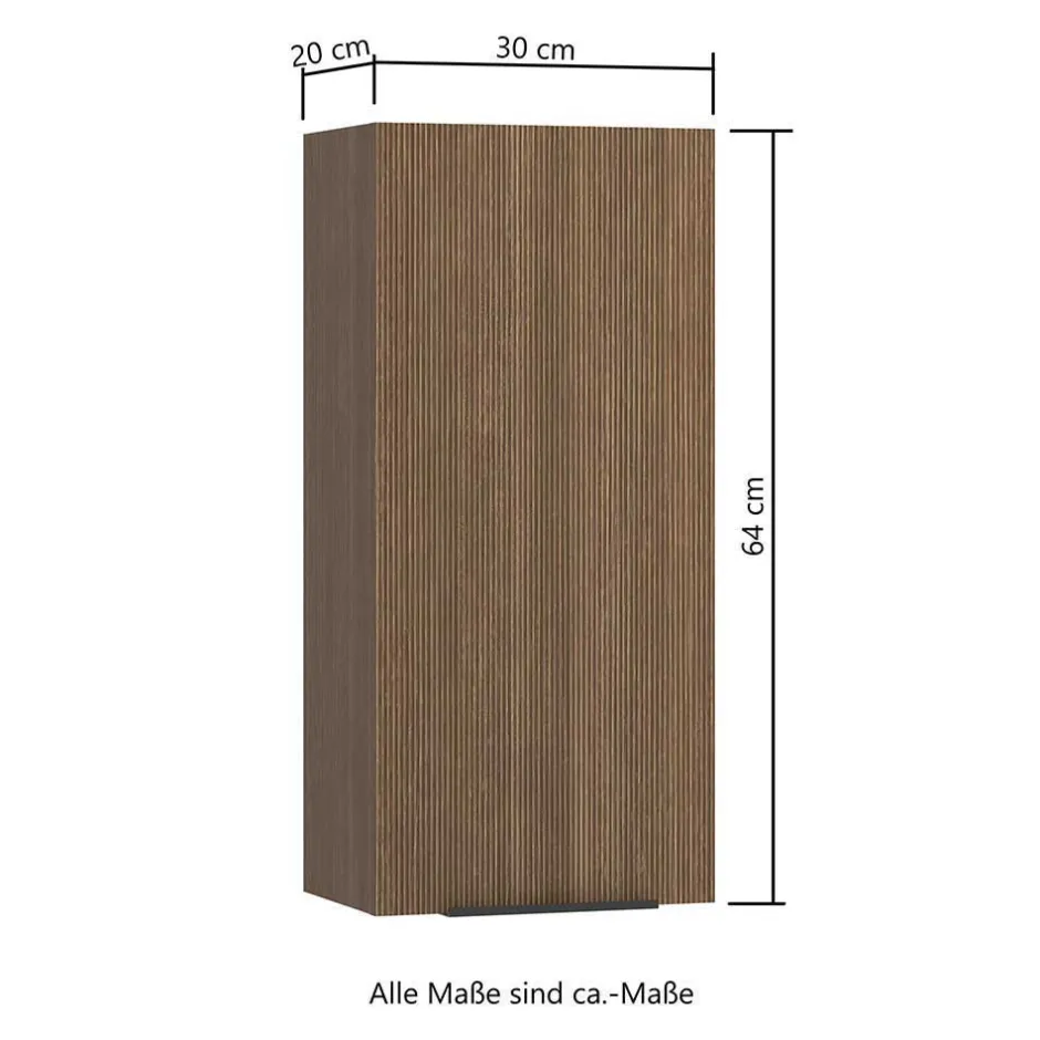 Wohnen Holz Look Badezimmermöbel Set - Ucaida (vierteilig)