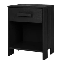 Holz Nachtkonsole mit Fach & Schublade - Eslovia^Wohnen Hot