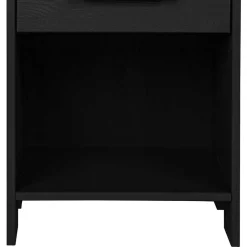 Holz Nachtkonsole mit Fach & Schublade - Eslovia^Wohnen Hot