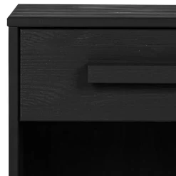 Holz Nachtkonsole mit Fach & Schublade - Eslovia^Wohnen Hot